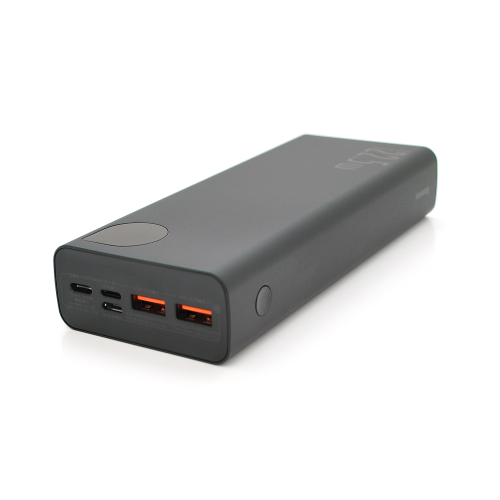 PowerBank Baseus Adaman Metal Quick Charge PW 20000mAh 22,5W, 2* Micro USB + Type-C, Black, Box