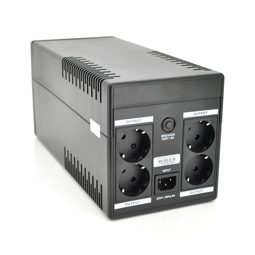 ДБЖ Ritar RTP1000 (600W) Proxima-L, LED, AVR, 3st, 4xSCHUKO socket, 2x12V7Ah, plastik Case ( 460 x 225 x 245 ) Q2