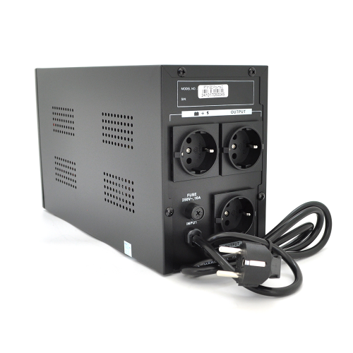ДБЖ Ritar RTM1500 (900W) Proxima-D, LCD, AVR, 3st, 3xSCHUKO socket, 2x12V9Ah, metal Case (350х120х190) Q2