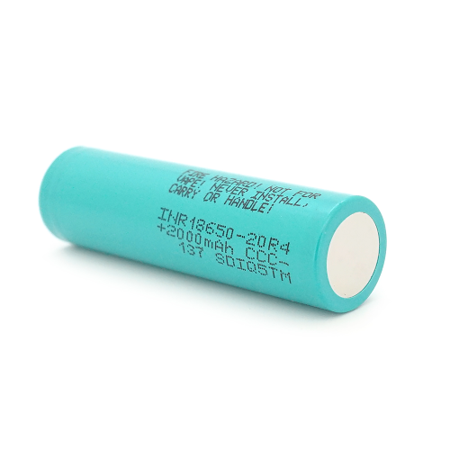 Акумулятор Li-Ion 18650 Samsung INR18650-20RM(4), 2000mAh, 22A, 4.2 / 3.7 / 2.5V, GREEN, 2 шт в упаковці, ціна за 1 шт