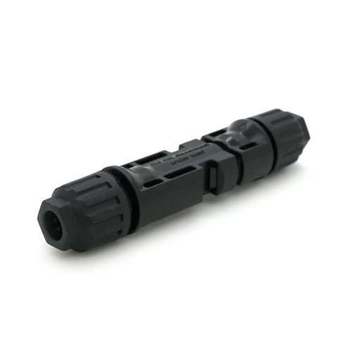 Коннектор MC4 DC 1000V, 30A, мідний під затискач, U-подібний, під перетин 2,5-6 мм&sup2;, 0,5 мОм, вогнестійкість UL94-VO, IP67, Q1000 OEM Black