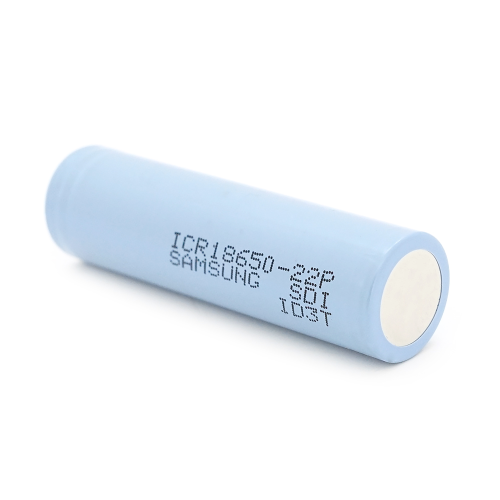 Акумулятор Li-Ion 18650 Samsung ICR18650-22P, 2200mAh, 10A, 4.2 / 3.62 / 2.75V, Blue, 2 шт в упаковці, ціна за 1 шт