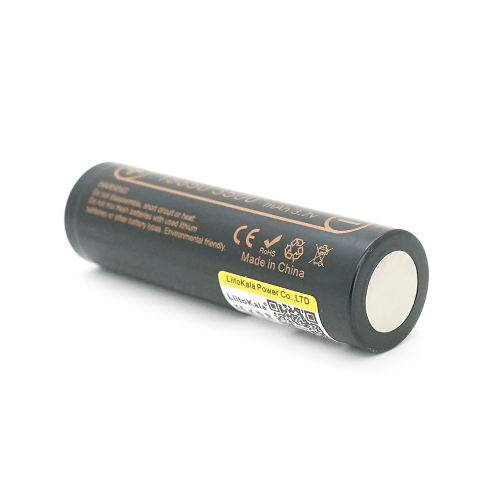 Акумулятор 18650 Li-Ion LiitoKala Lii-35A, 3500mah (3550-3650mah, 3.7V (2.75-4.2V), Black, PVC BOX Q2, цiна за 1 шт