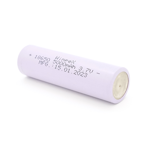 Акумулятор WMP-5000 18650 Li-Ion Flat Top, 2000mAh, 3.7V, Red
