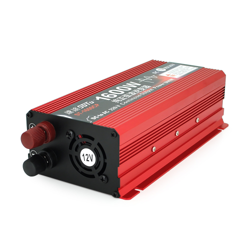 Інвертор напруги ST1600CP (DC:800W), 12 / 220V з апроксимованою синусоїдою, 1 універсальна розетка, крокодили, BOX