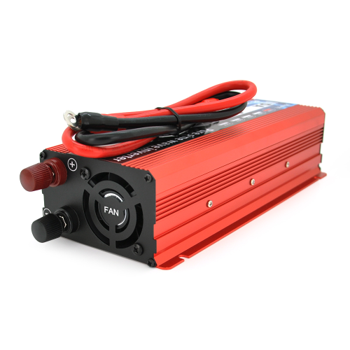 Інвертор напруги DA-2200M (DC:1100W), 12 / 220V з апроксимованою синусоїдою, 1 універсальна розетка, клемні дроти, Q10