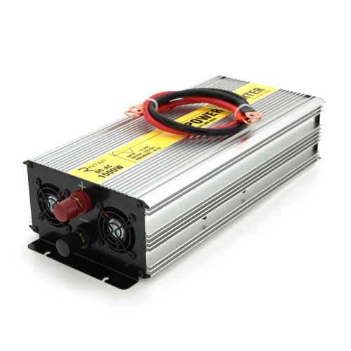 Інвертор напруги RITAR RSC-1500, 12V / 220V, 1500W з правільною синусоїдою, 2xShuko, 1xUSB, клемні дроти, BOX, Q4