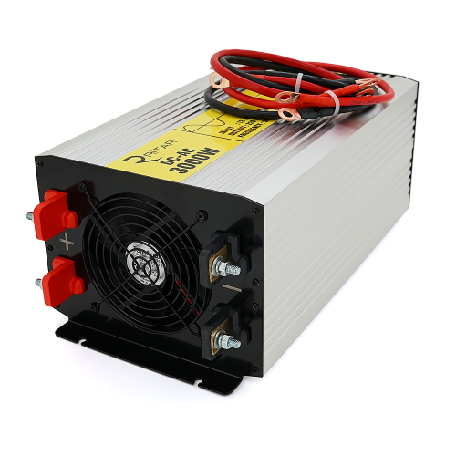 Інвертор напруги RITAR RSC-3000, 12V / 220V, 3000W з правільною синусоїдою, 2xShuko, 1xUSB, клемні дроти, клемні колодки, BOX, Q2