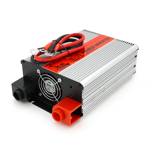 Інвертор напруги RITAR RSX-1000, 12V / 220V, 1000W з апроксимувати синусоїдою, 2xShuko, 1xUSB, клемні дроти, BOX, Q8