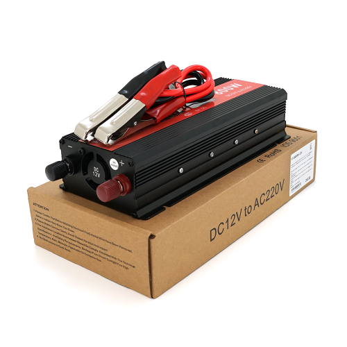 Інвертор напруги Demuda, 800W 12 / 220V з апроксимованою синусоїдою, 1 універсальна розетка, USB, клемні дроти