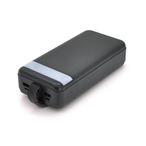PowerBank XO-PR157 40000mAh, flashlight, Input:DC5.0V / 2.5A,9V / 2A, 12V / 1.5A (Micro, Type-C, Lightning), Output: 5V / 3А, 9V / 2А, 12V / 1,5А(3USB,Type-C),Q24,Black