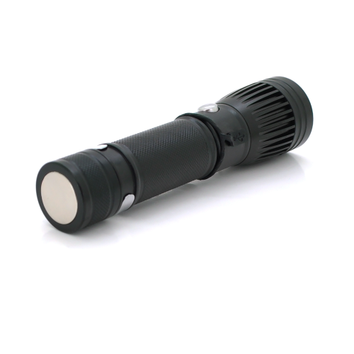 Ліхтарик ручний Watton WT-602, Cree T6+16SMD, 3 реж., ZOOM, 6800mAh акумулятор, заряджання microUSB. IP44. 135 х 30 х 20. BOX
