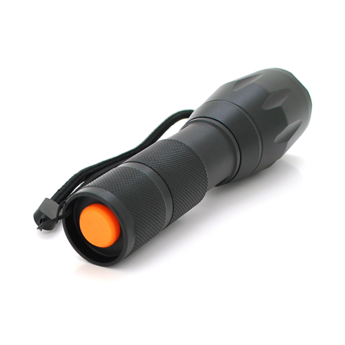 Ліхтар ручний CATA CT-8025, 1LED Cree XM-L T6, 10W, 5 режимів, ZOOM, 18650 / 3400 вбудований, Black, IP44, 132х33х27мм, BOX