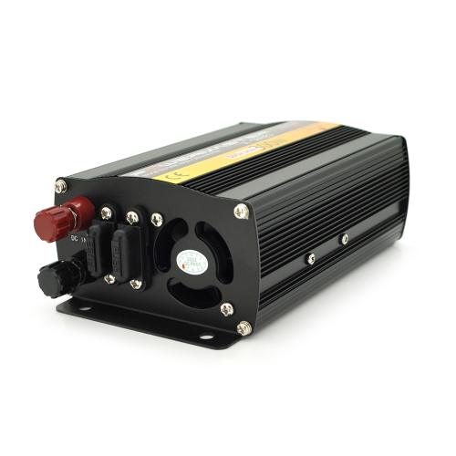 Інвертор напруги POWERMASTER, 24V / 220V, 300W з модифікованою синусоїдою, 1 універсальна розетка, клеми