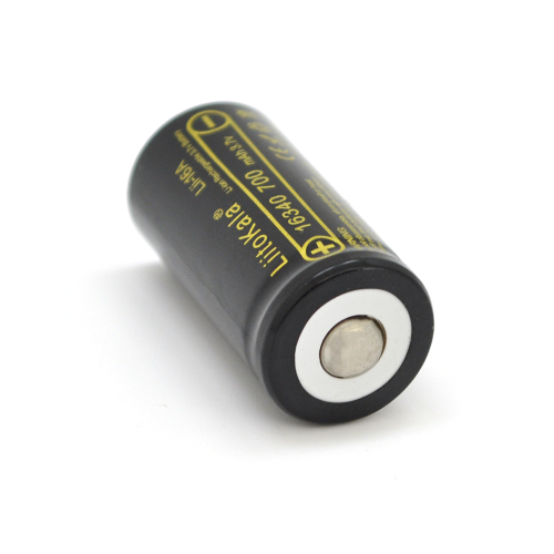 Акумулятор 16340 / CR123 Li-Ion LiitoKala Lii-16A, 700mah, 3.7V (2.5-4.2V), Black