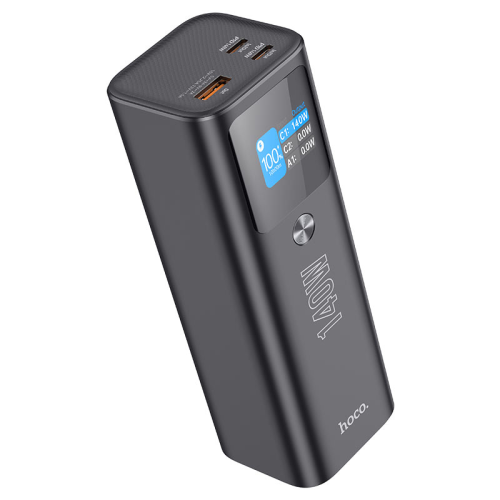 PowerBank Hoco Q17 Electric PD140W 25000mAh, Input:(Type-C), Output:(USB,Type-C), PD140W для Laptop, plastic, Black, Box