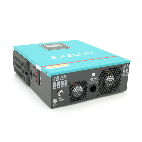 Інвертор Exelon EXS-1000 / 12, 1000VA, 12V, струм заряду 0-40A, MPPT (20-150VDC, 80A), 290x240x91mm, 3.5 kg