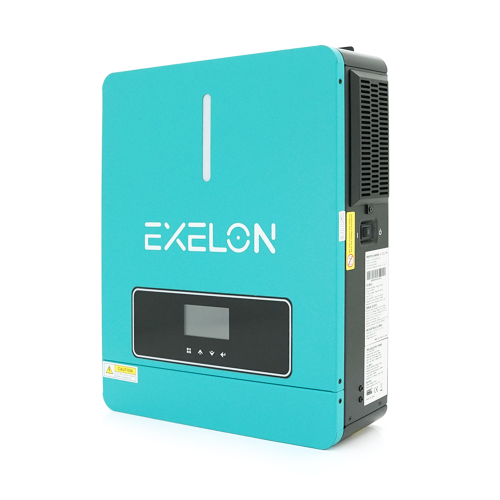 Гібридний інвертор Exelon ECP-6200 / 48, 6200VA, 48V, струм заряду 0-120A, MPPT (60-450VDC, 22A), 420x350x110mm, 8.9 kg