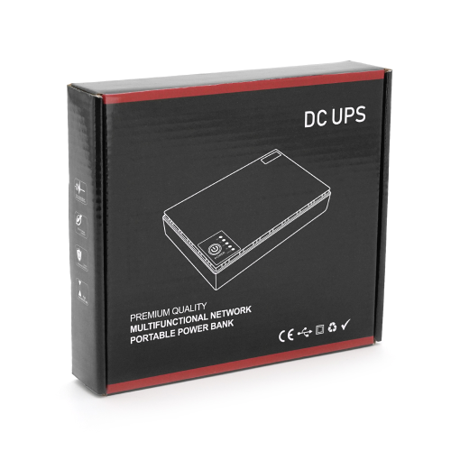 UPS-18W для роутерів / комутаторів / PON / POE-430, 5 / / 9 / 12V, 1 / 2A, Li-ion 8800MAh, Black, BOX