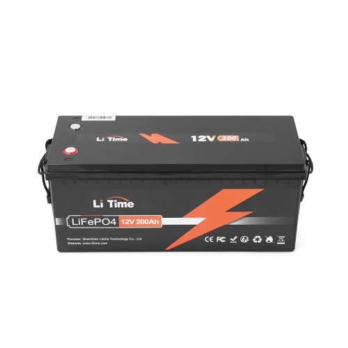 Аккумуляторная батарея LiFePO4 Li-TIME 12.8V 200Ah, 2560Wh, BMS 100A, BASIC, до 6000 циклів, 532*207*215мм