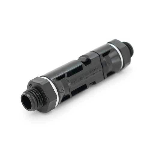 Коннектор для щитка MC4 PV-LTM4 1000V, <30A, луджений-мідний під затискач, U-подібний, під перетин 2,5-6 мм&sup2;, PANEL TYPE. IP68, -40℃--+85℃, Q400 Black