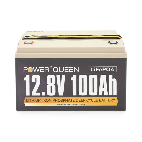 Акумуляторна батарея LiFePO4 Power Queen 12.8V 100Ah, 1280Wh, BMS 100A, BASIC, &ge;4000 циклів, 330*170*220мм, 11 kg