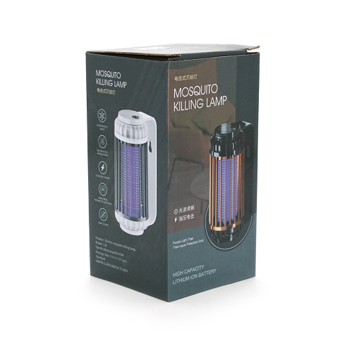 Лампа-знищувач комарів та мух Thunderbolt KY-002G, охоплення 360&deg;, акб 1600mAh, UV-лампа 365нм, біла, 155*90мм