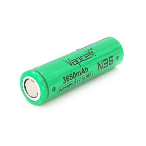 Акумулятор 18650 Li-Ion Vapcell INR18650 N36, 3650mah, 15A, 4.2 / 3.6 / 2.5V