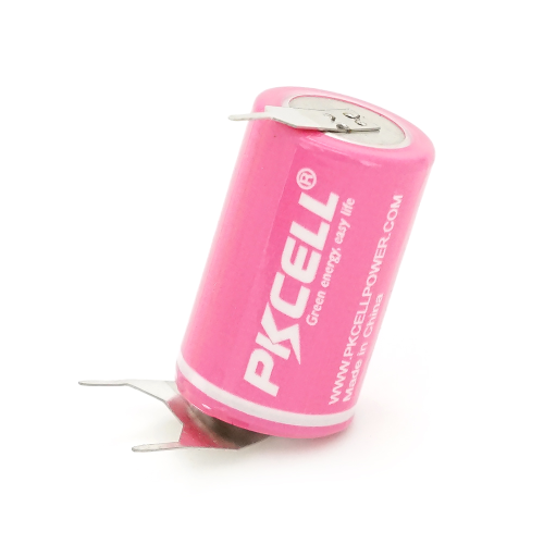 Батарейка Lithium Manganese PKCELL CR14250 650mAh 3.0V, 1 / 2AA. Li / MnO2, 27*14,5мм, контакт 0,7мм(10,15мм),