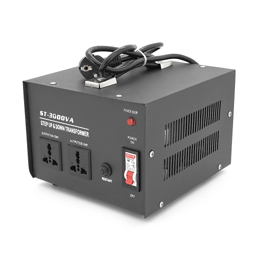 Перетворювач напруги трансформаторний універсальний ST-3000VA Input 220 V / Output 110V, Input 220 V / Output 110V+