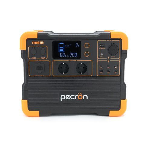 Портативна станція Pecron E1500LFP APP Control, 1536 / 2200Wh LiFePO4, MPPT VOC 32-95 В, DC12V-5A, XT60-12V-30A, 2хAC 220, 4xUSB-18W, 2хUSB-C(100W), wireless 15W, charge 120min, 377×237×305mm, 18.2kg