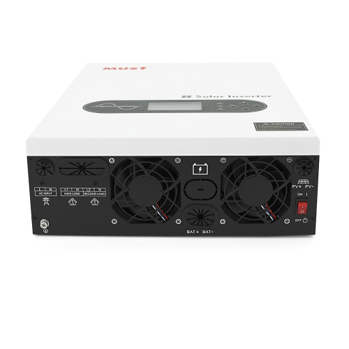 Гібридний інвертор MUST PV18-3624ECO, 3600W, 24V, струм заряду 60A, 170-280V, MPPT (100А, 30-320 Vdc), 318&times;454&times;122.5 мм. 7.8 кг.