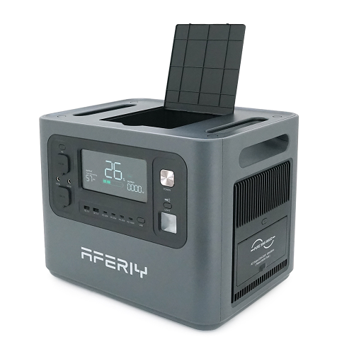 Портативна станція AFERIY AF-P210,LiFePO4 2048Втч.(max2400)Вт,MPPT 11.5-50В-20А(500Вт),out220v. LED. 2-USB,4xType-C PD20 / 100Вт,DC+прикуриватель12В / 10А,398*280*315 мм,22kg