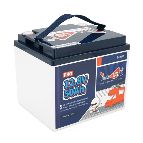 Акумуляторна батарея TimeUsb LiFePO4 12,8V 50Ah 640Wh(50 / 50A), заряд 14,4В / 10А, (198 x 166 x 170мм) , 5kg, Q1