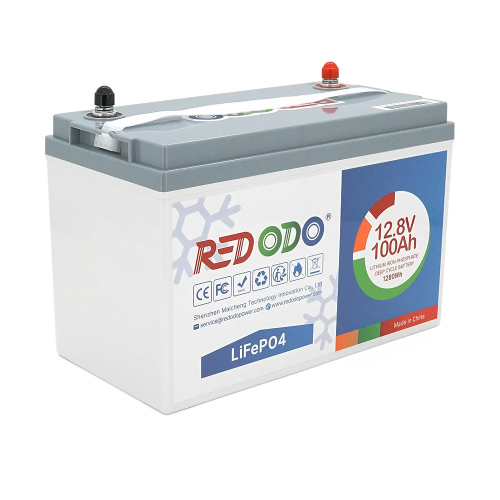 Акумулятор LiFePO4 Redodo 12.8V 100Ah, 1280Wh, BMS 100A, LOW-TEMP, &ge;4000 циклів, 330*172*216мм, 10kg
