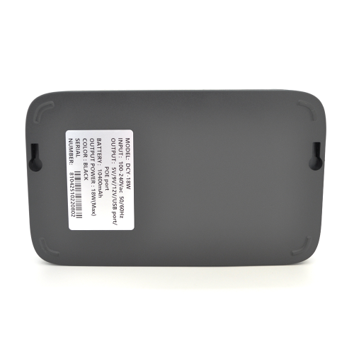 ДБЖ UPS-18W DC1018P YT45391 для роутерів / комутаторів / PON / POE-430, 5 / / 9 / 12V, 1A, 10400MAh(4*2600MAh), Black, BOX