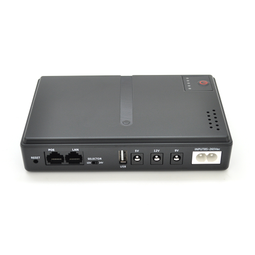 ДБЖ UPS-18W DC1018P YT45453 для роутерів / комутаторів / PON / POE-430, 5 / / 9 / 12V, 1A, 11200MAh(знімні 4*2800MAh), Black, BOX