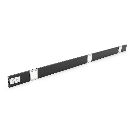 LED світильник 80-4B з пультом, датчиком руху та освітленості. 4.5W, 3 режими (3000К / 4000К / 6000К). АКБ 1500 mAh. 800x40x10 мм. Black. Box