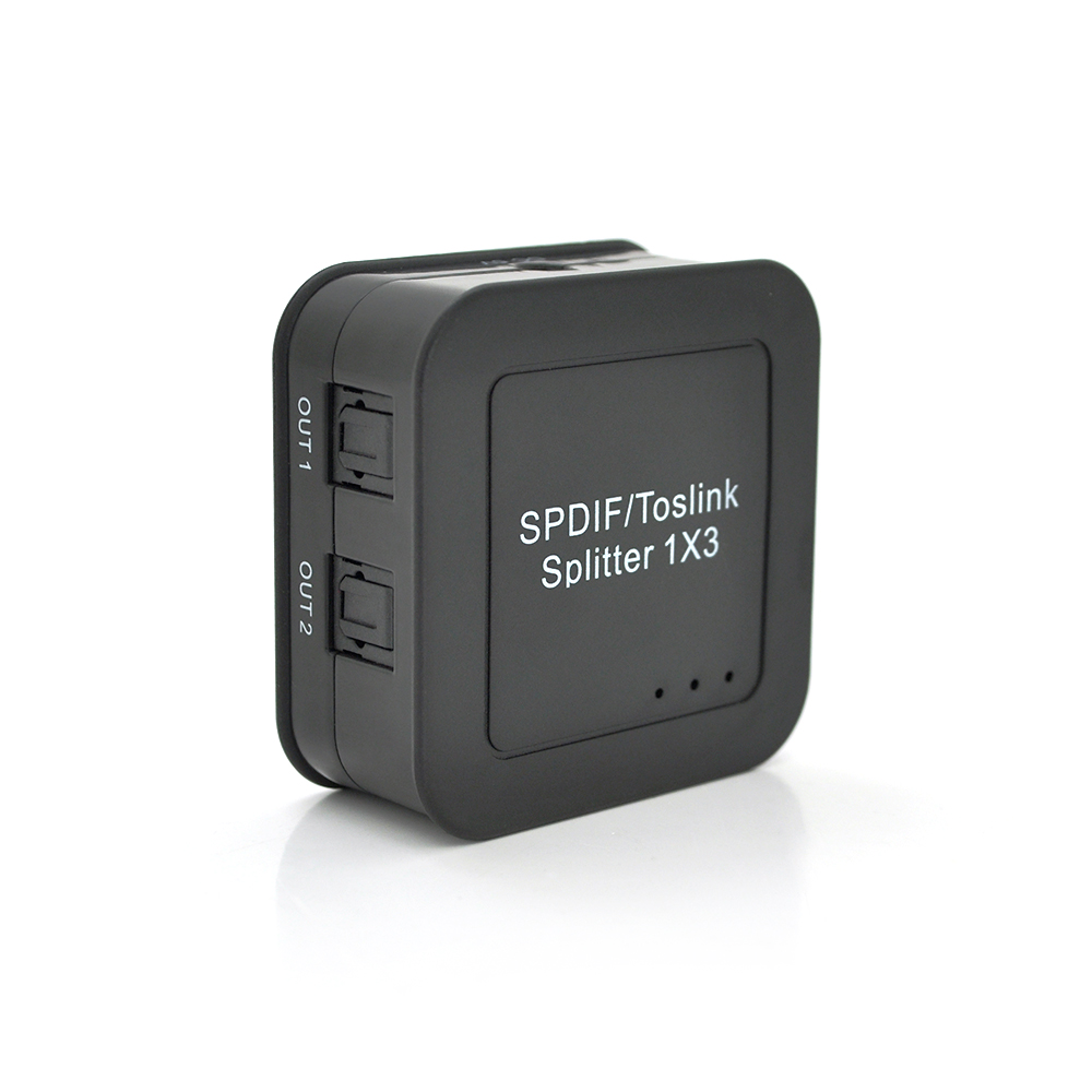 Цифровий оптичний роздільник звуку SPDIF / Toslink 1x3