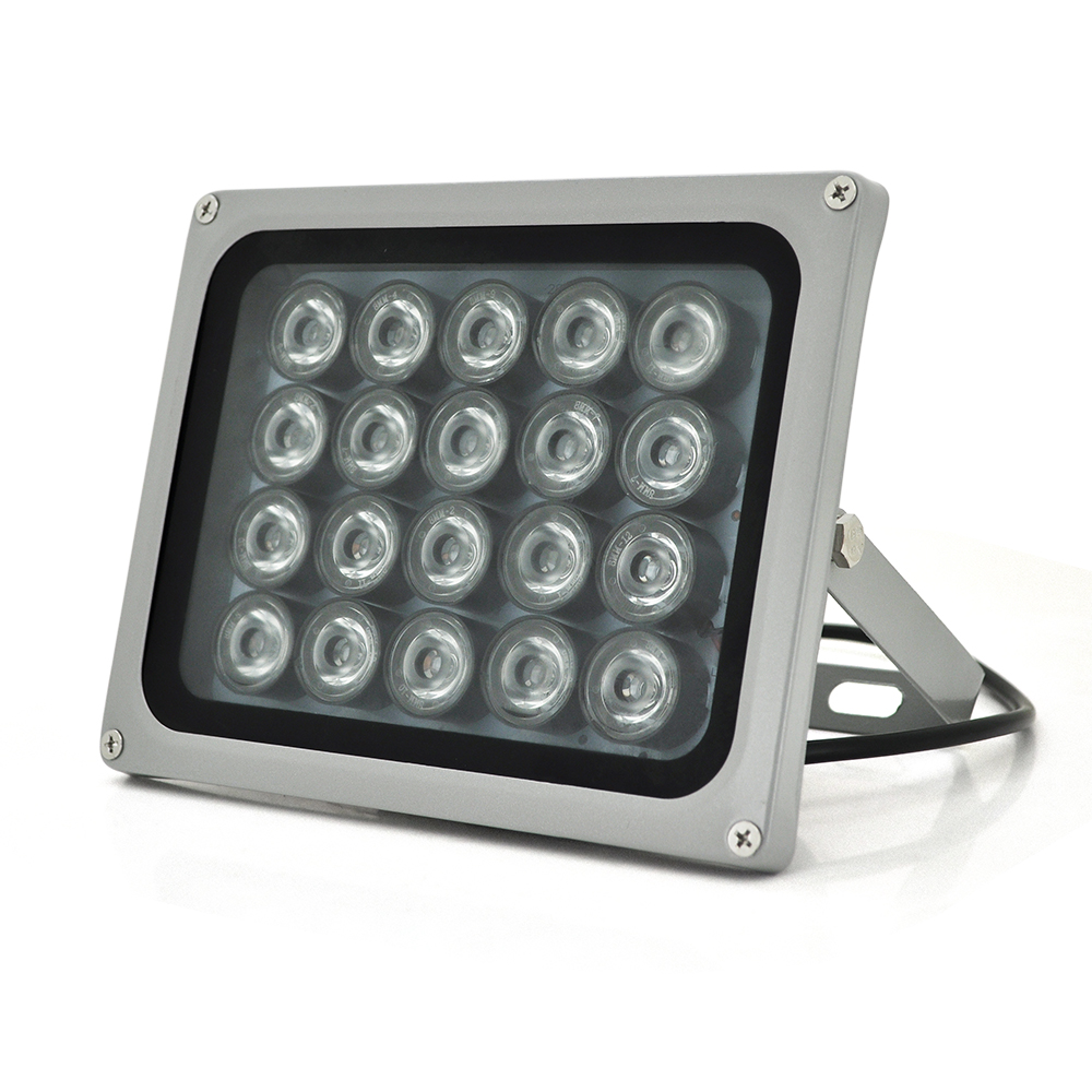 ІЧ-прожектор YOSO. 12V, 40W, 20LED, IP66, 850Нм, кут огляду 60 °, дальність до 80м.