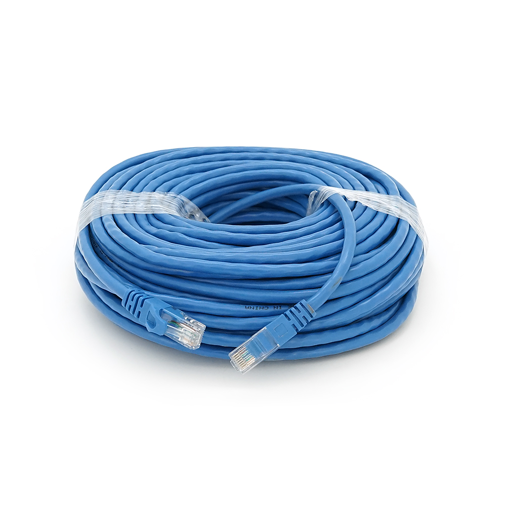 Патч-корд литий RITAR, UTP, RJ45, Cat.6, 30м, синій, Cu (мідь)