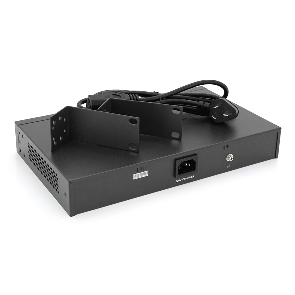 Комутатор POE Mercury SG116PS 14 портів POE 100Мбит + 2 порт Ethernet (UP-Link) 100 Мбіт, БП вбудований, кріплення в стійку, BOX (294 * 180 * 44)