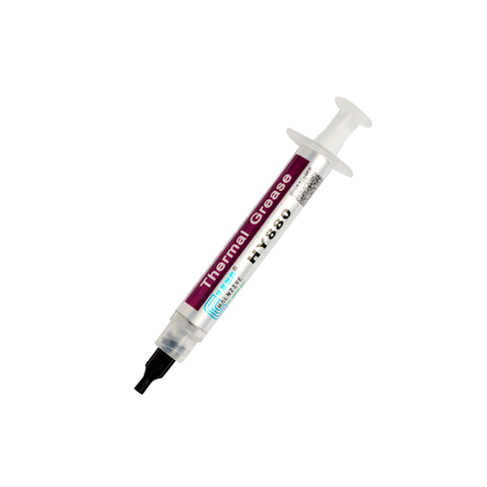 Паста термопровідна HY-880 3g, шприц, Grey,> 5,15W / m-K, <0.004 ° C-in² / W, -30 ° ≈340 °, Блистер Q50