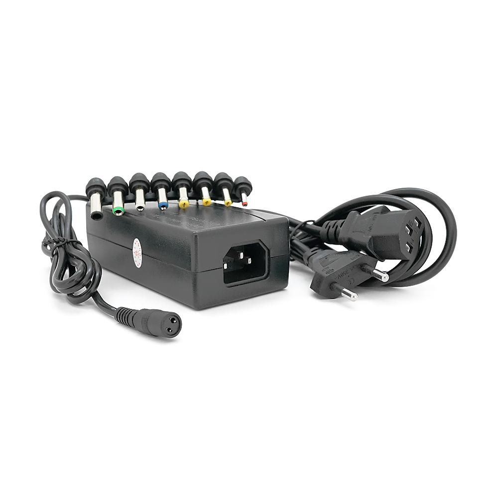 Універсальний БП HQ-Tech LDAC-70W, 70W, корпус - пластмаса, ручне регулювання, 8 Г-подібних роз'ємів, BOX