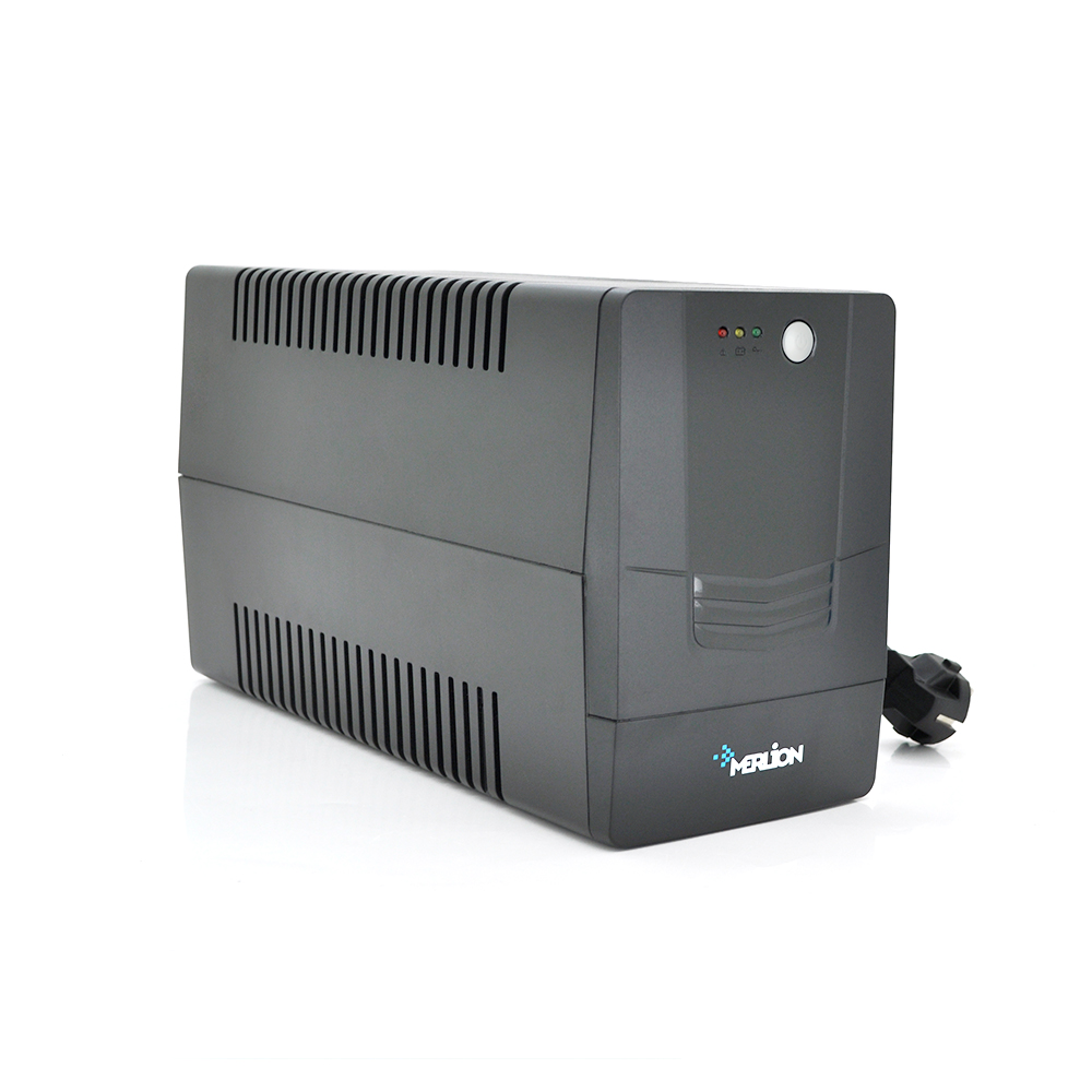 ДБЖ VMerlion Velli 2K (1200W) LED, 162-290VAC, AVR 1st, 4 SCHUKO, 2x12V9Ah, plastik Case Q1 (320x130x182) 10,6кг