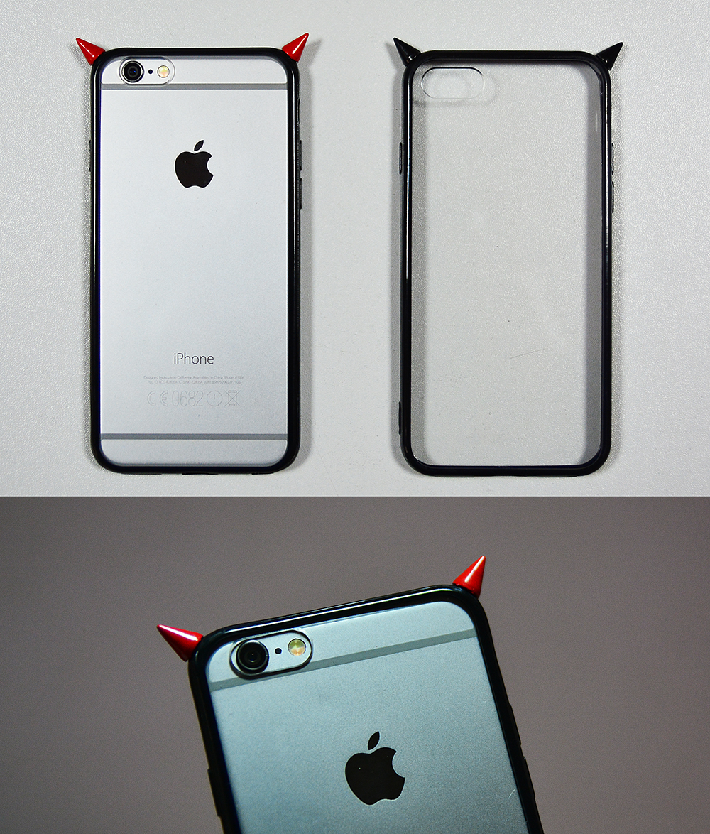 Накладка Рожки iPhone 7/8