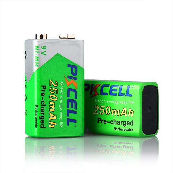 Акумулятор PKCELL 9V / 250mAh, крона, NiMH Rechargeable Battery, 1 штука в блістері ціна за блістер Q10