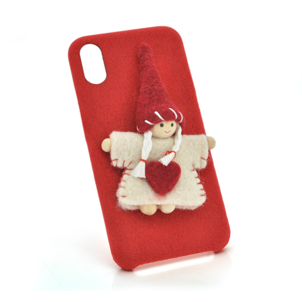 Накладка Angel пушистая  iPhone X