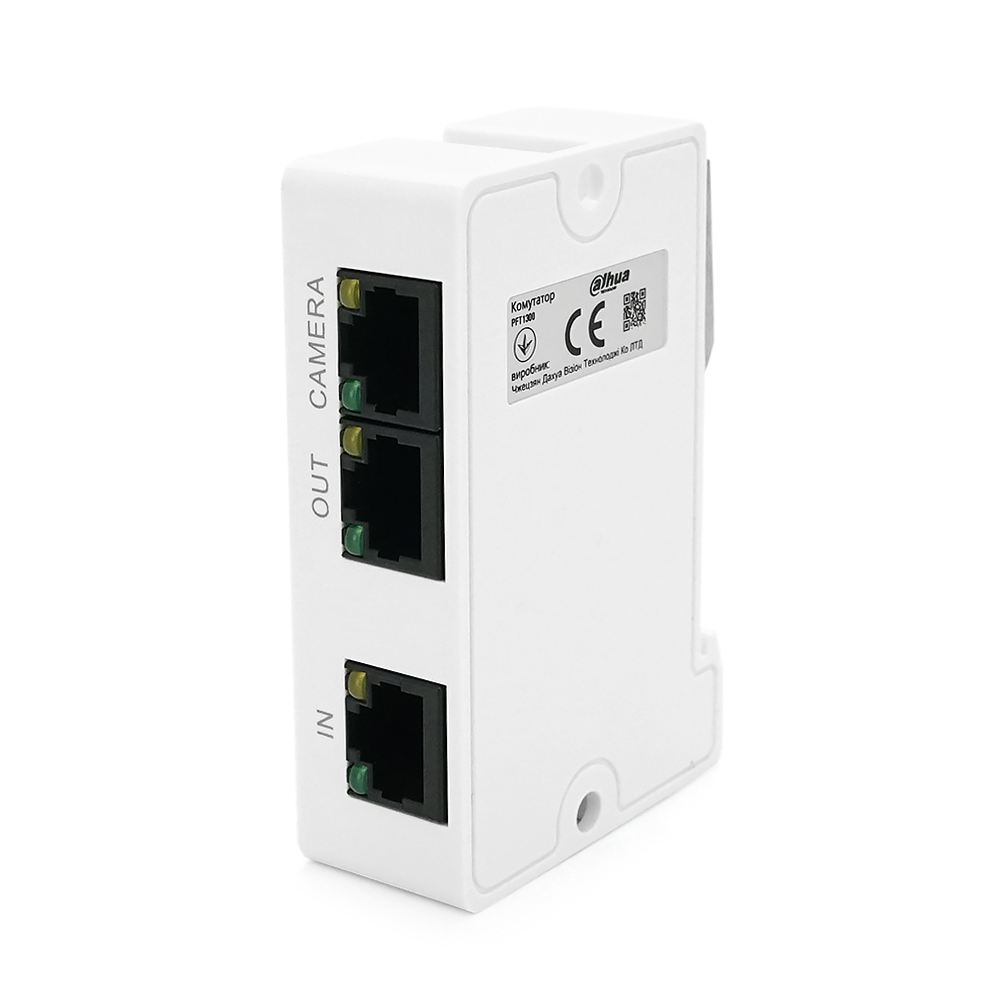 PoE розширювач DH-PFT1300 стандарт PoE IEEE 802.3af / at