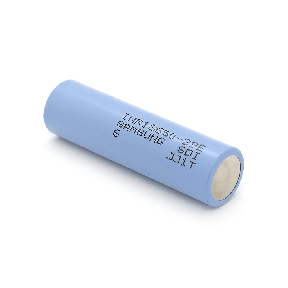 Акумулятор Li-Ion 18650 Samsung INR18650-29E (SDI-6), 2900mAh, 8.25A, 4.2 / 3.65 / 2.5V, BLUE, 2 шт в упаковці, ціна за 1 шт
